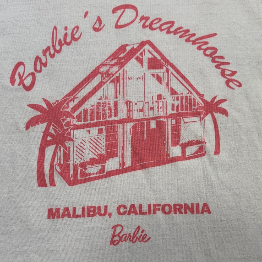 Barbie Women's White and Pink Dreamhouse Tee - Picture 5 of 6